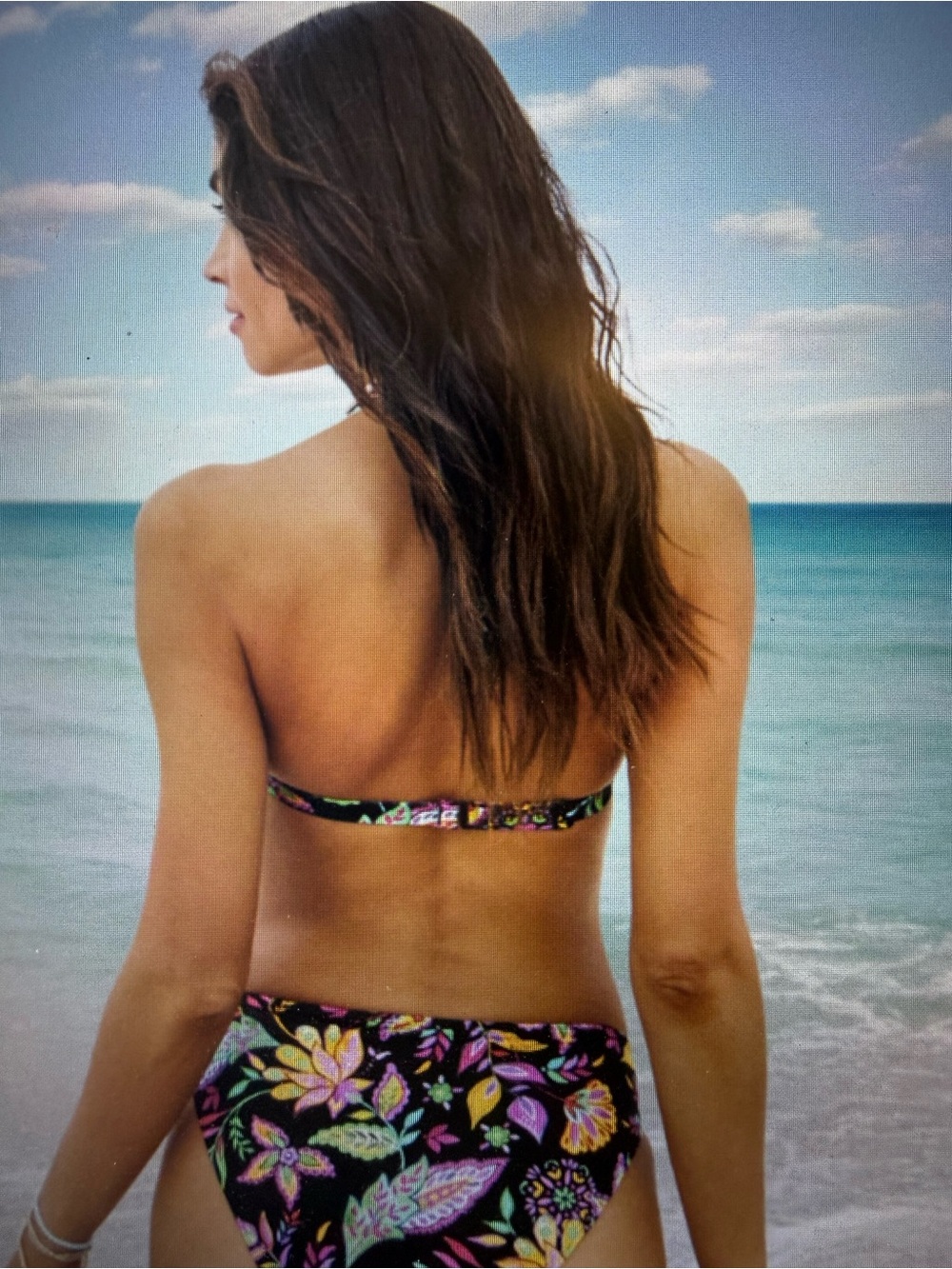 Venus: Goddess Push-Up Bikini Top - Field Floral (36 DDD) - Picture 3 of 7